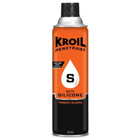 KROIL 16.5 Oz. Penetrant with Silicone Aerosol (aka SiliKroil), Multipurpose, Rust Loosening, 12PK SK162C